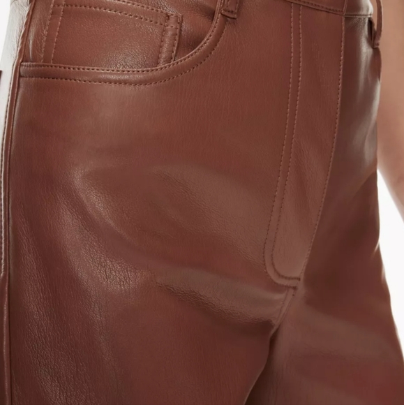 SOLD Aritzia Melina Cognac Size 6 - Picture 4 of 10